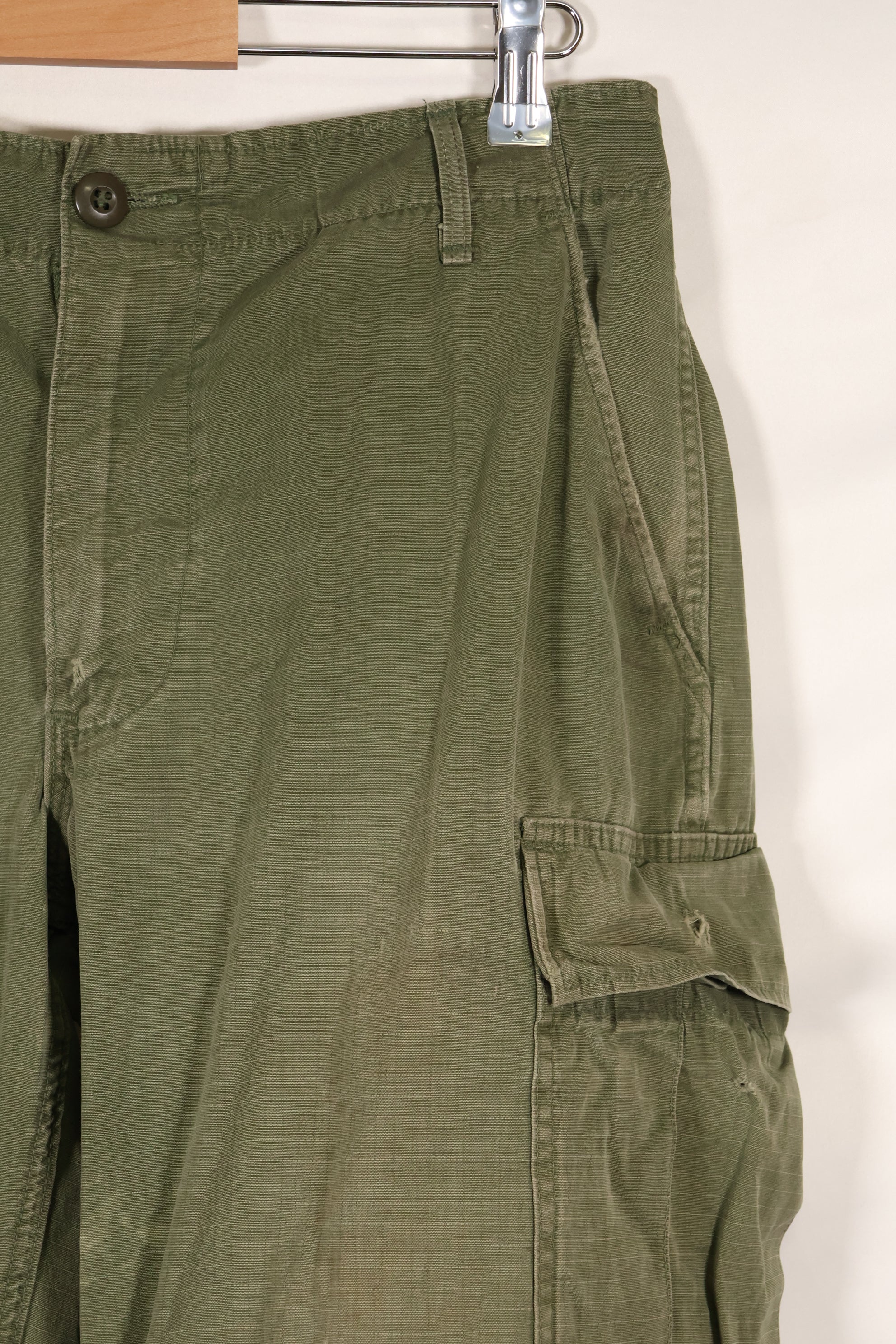 Circa 1969 M-S Size 4th Model Jungle Fatigue Pants, Used, Released by Film Company