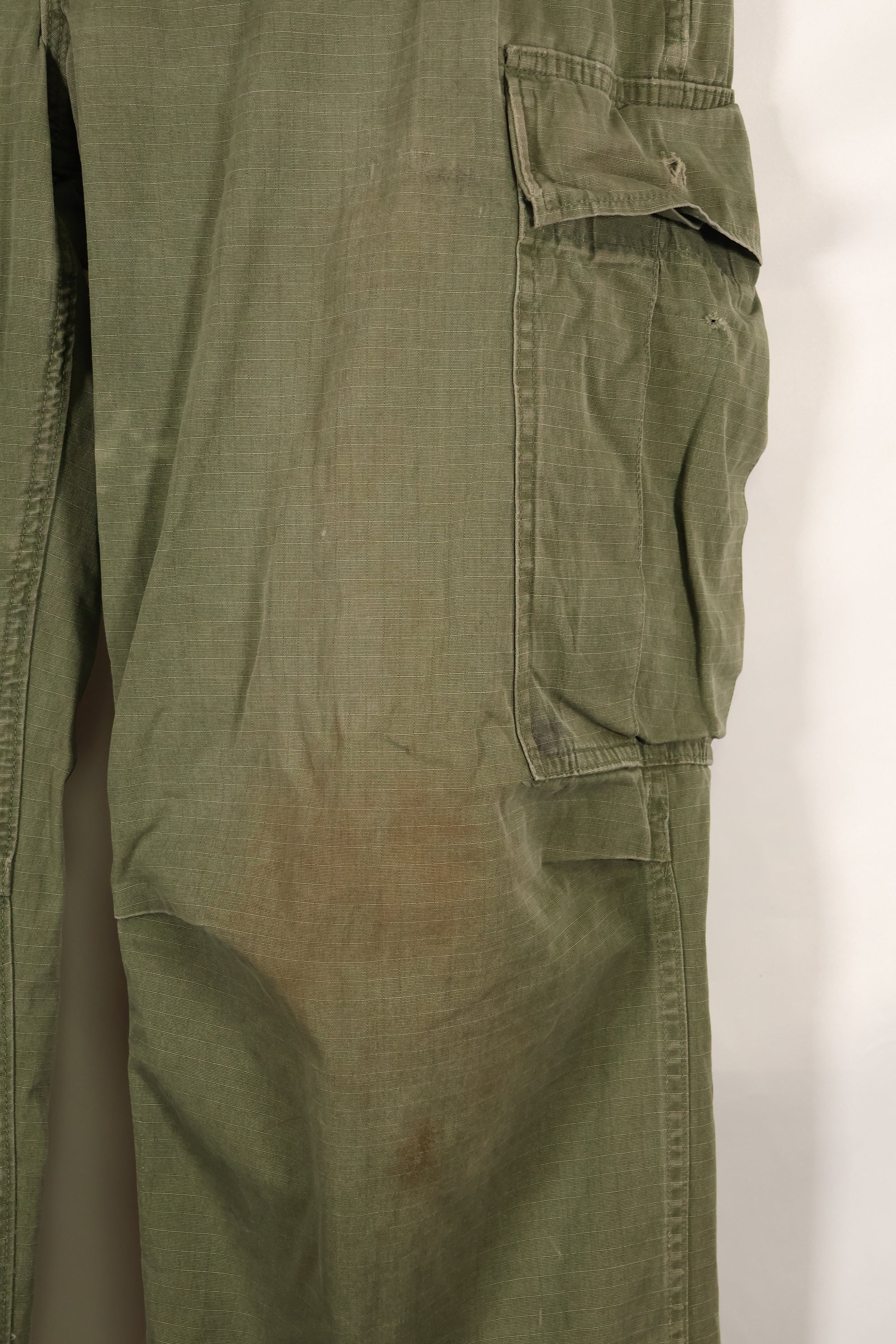 Circa 1969 M-S Size 4th Model Jungle Fatigue Pants, Used, Released by Film Company