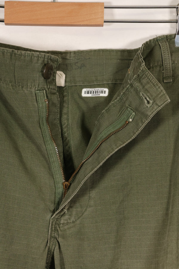 Circa 1969 M-S Size 4th Model Jungle Fatigue Pants, Used, Released by Film Company
