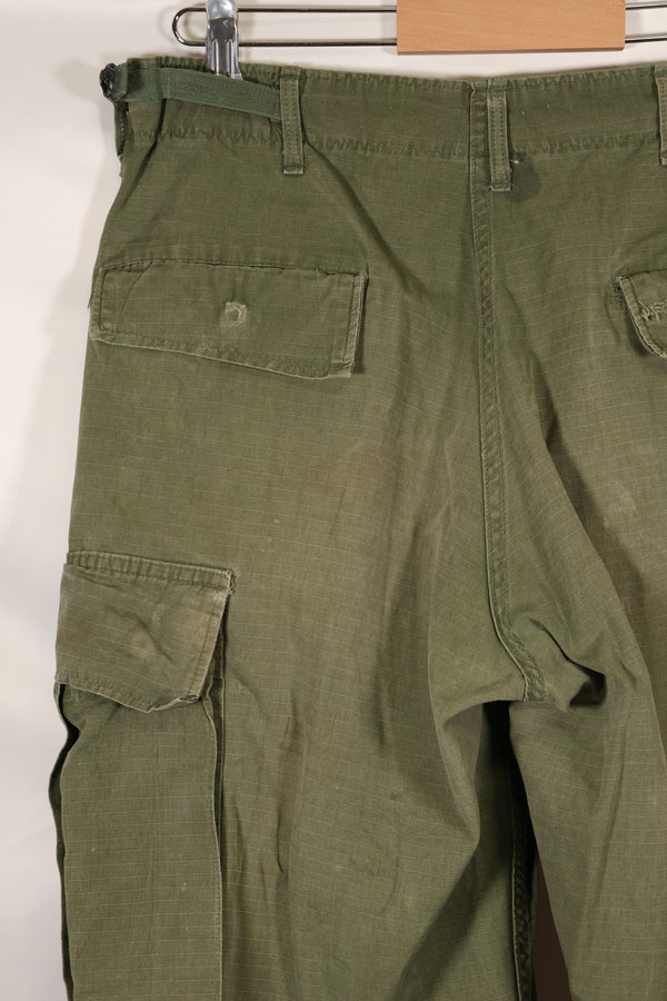 Circa 1969 M-S Size 4th Model Jungle Fatigue Pants, Used, Released by Film Company