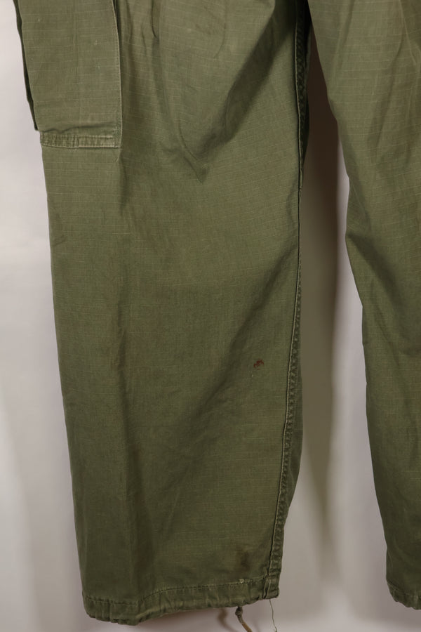Circa 1969 M-S Size 4th Model Jungle Fatigue Pants, Used, Released by Film Company