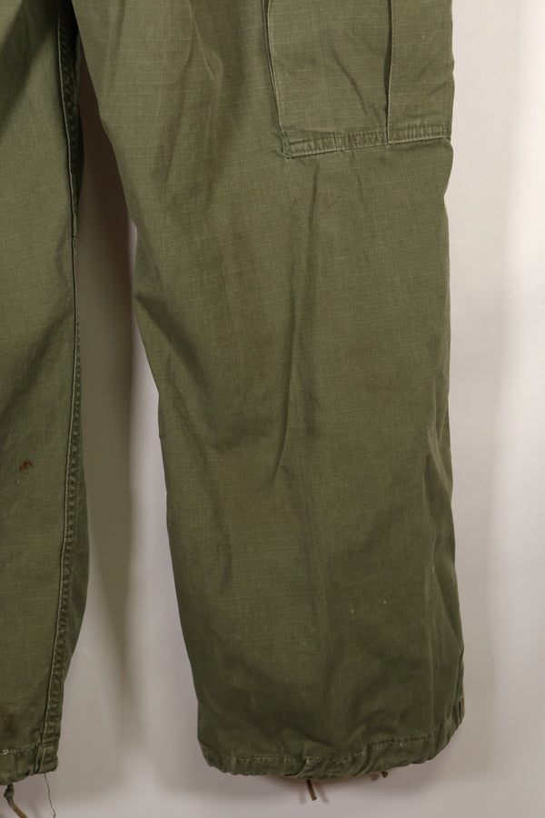 Circa 1969 M-S Size 4th Model Jungle Fatigue Pants, Used, Released by Film Company