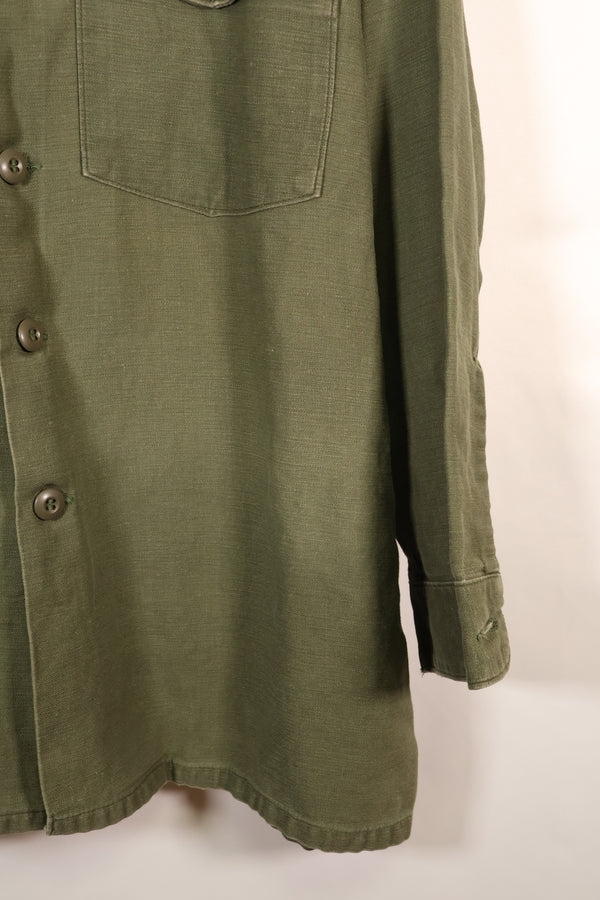 1975年契約　16 1/2 x 32　OG-107　ユーティリティシャツ　パッチ後付けあり　中古品
