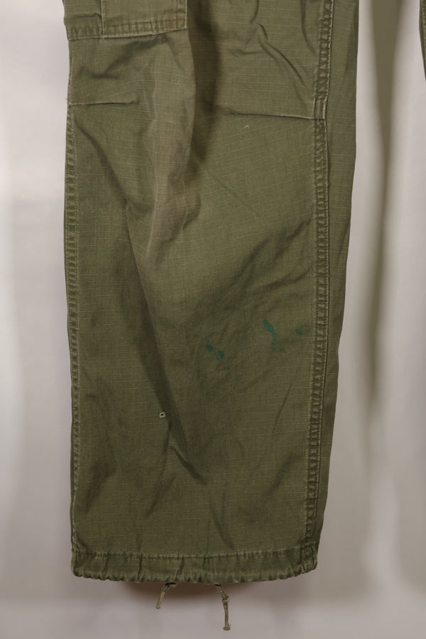 Circa 1969 M-S Size 4th Model Jungle Fatigue Pants, Used, Film Company Release B