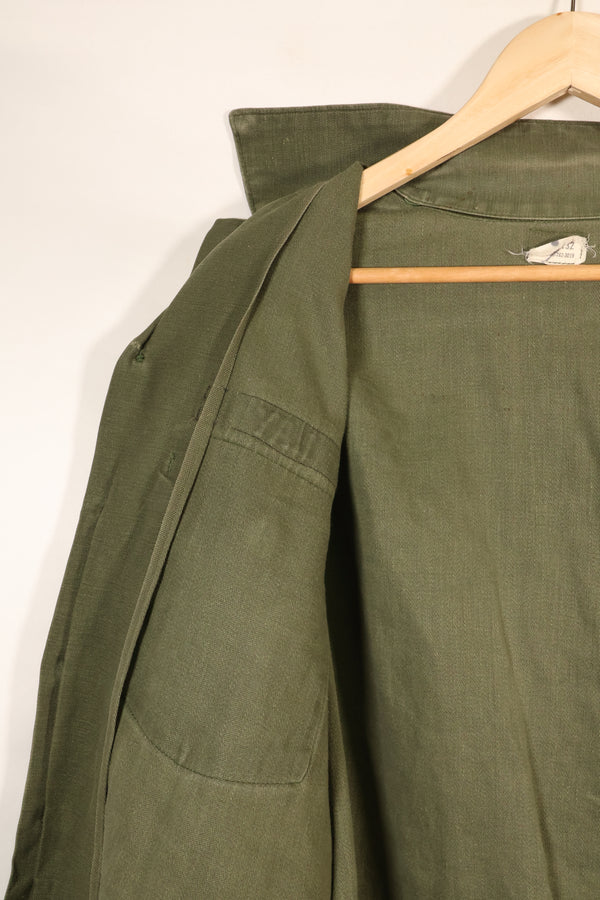 1975年契約　16 1/2 x 32　OG-107　ユーティリティシャツ　パッチ後付けあり　中古品