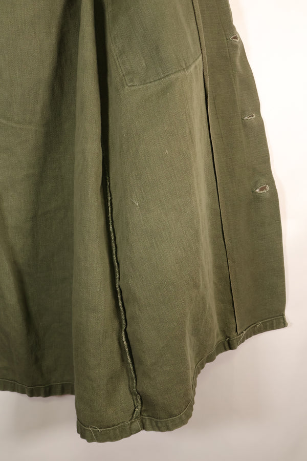 1975年契約　16 1/2 x 32　OG-107　ユーティリティシャツ　パッチ後付けあり　中古品