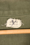 1975年契約　16 1/2 x 32　OG-107　ユーティリティシャツ　パッチ後付けあり　中古品