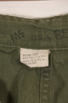 Circa 1969 M-S Size 4th Model Jungle Fatigue Pants, Used, Film Company Release B