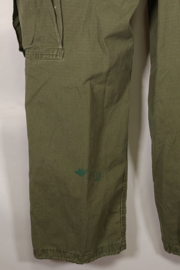 Circa 1969 M-S Size 4th Model Jungle Fatigue Pants, Used, Film Company Release B