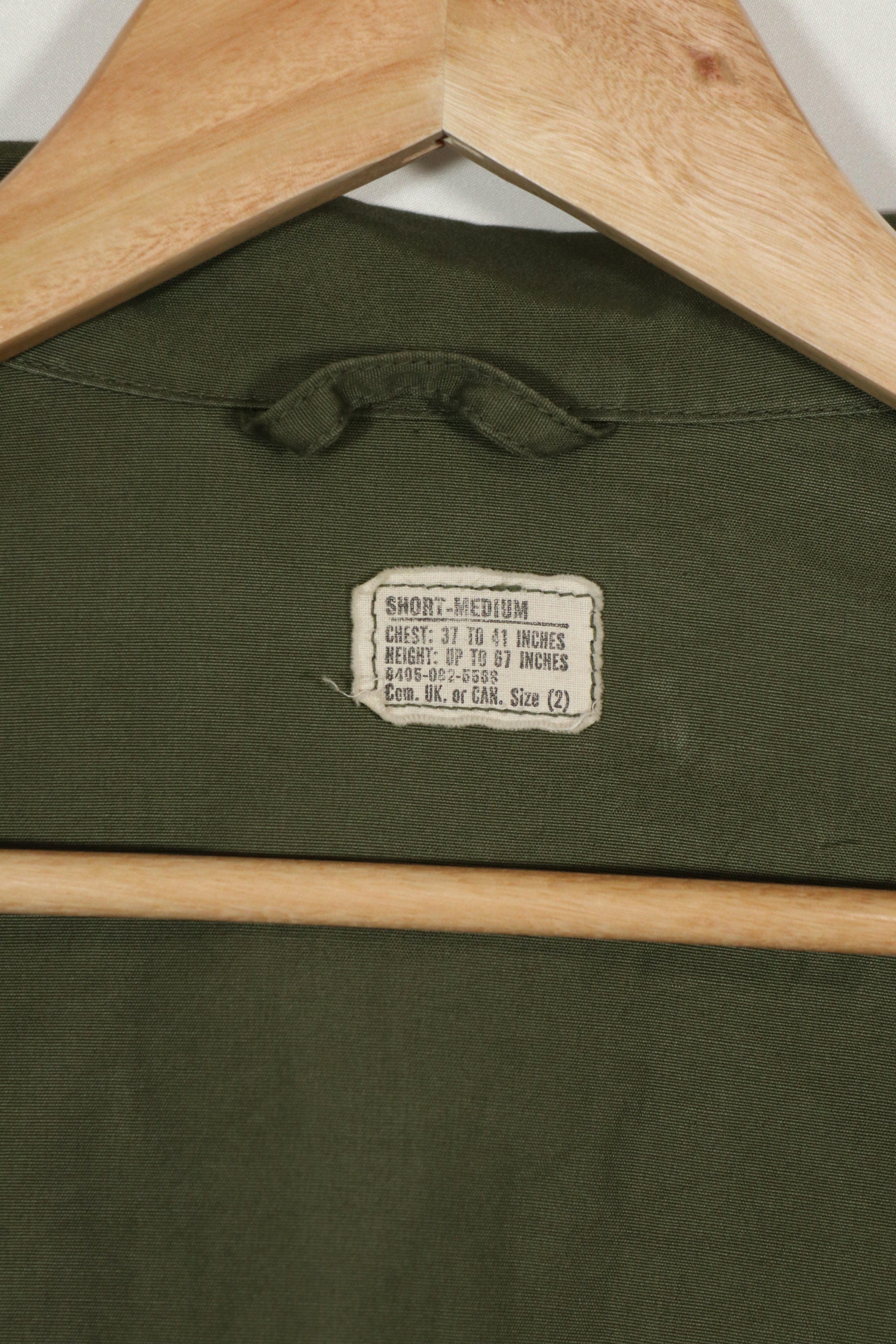 正品1964年第一代丛林迷彩夹克，状况良好，尺码ML。