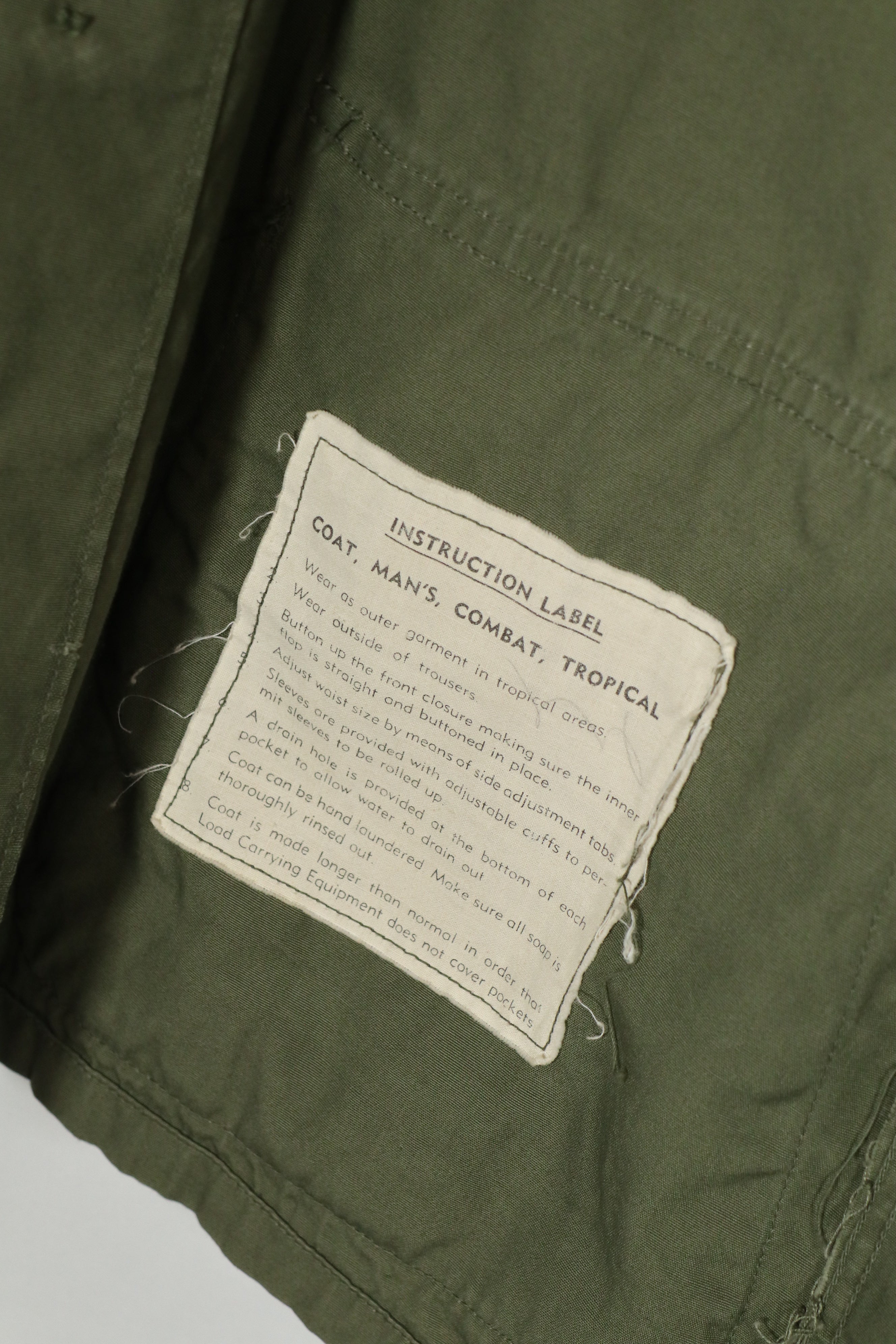 正品1964年第一代丛林迷彩夹克，状况良好，尺码ML。