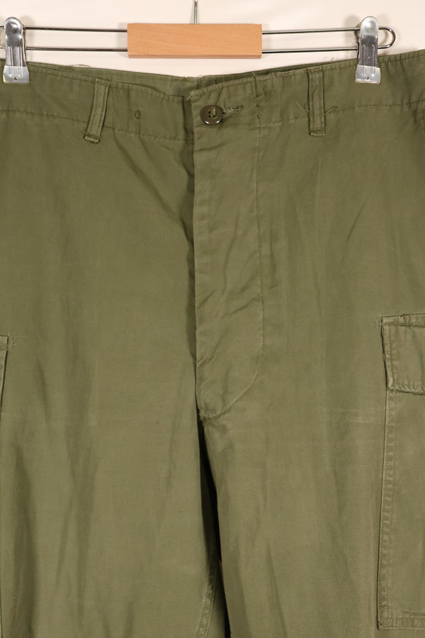 1963~64年契約　推定 M-R　1st Model ジャングルファティーグ　パンツ　タグなし　中古品