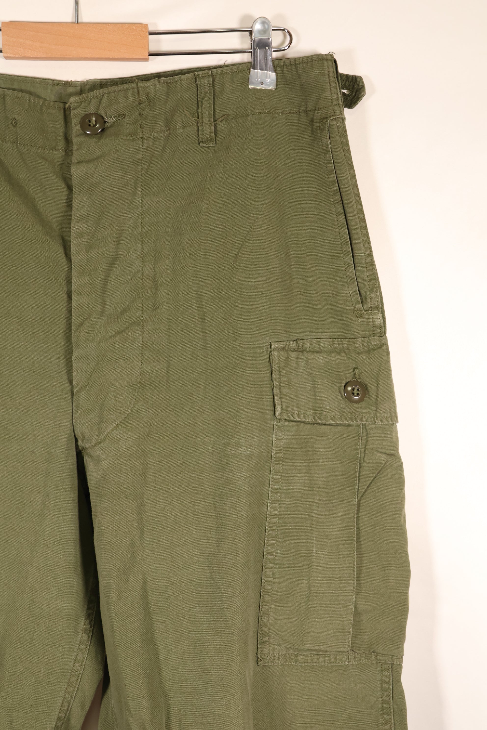 1963~64年契約　推定 M-R　1st Model ジャングルファティーグ　パンツ　タグなし　中古品