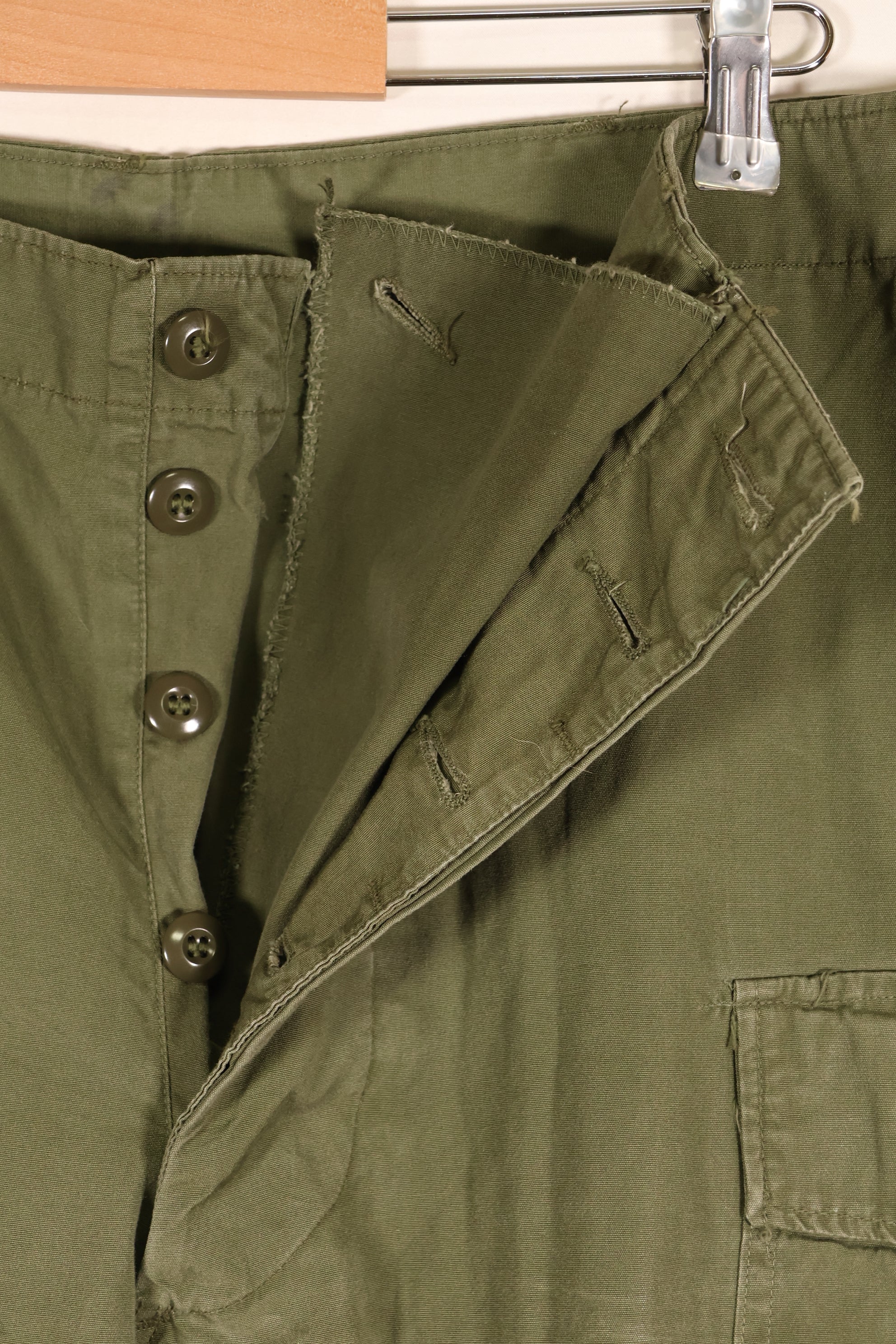1963~64年契約　推定 M-R　1st Model ジャングルファティーグ　パンツ　タグなし　中古品