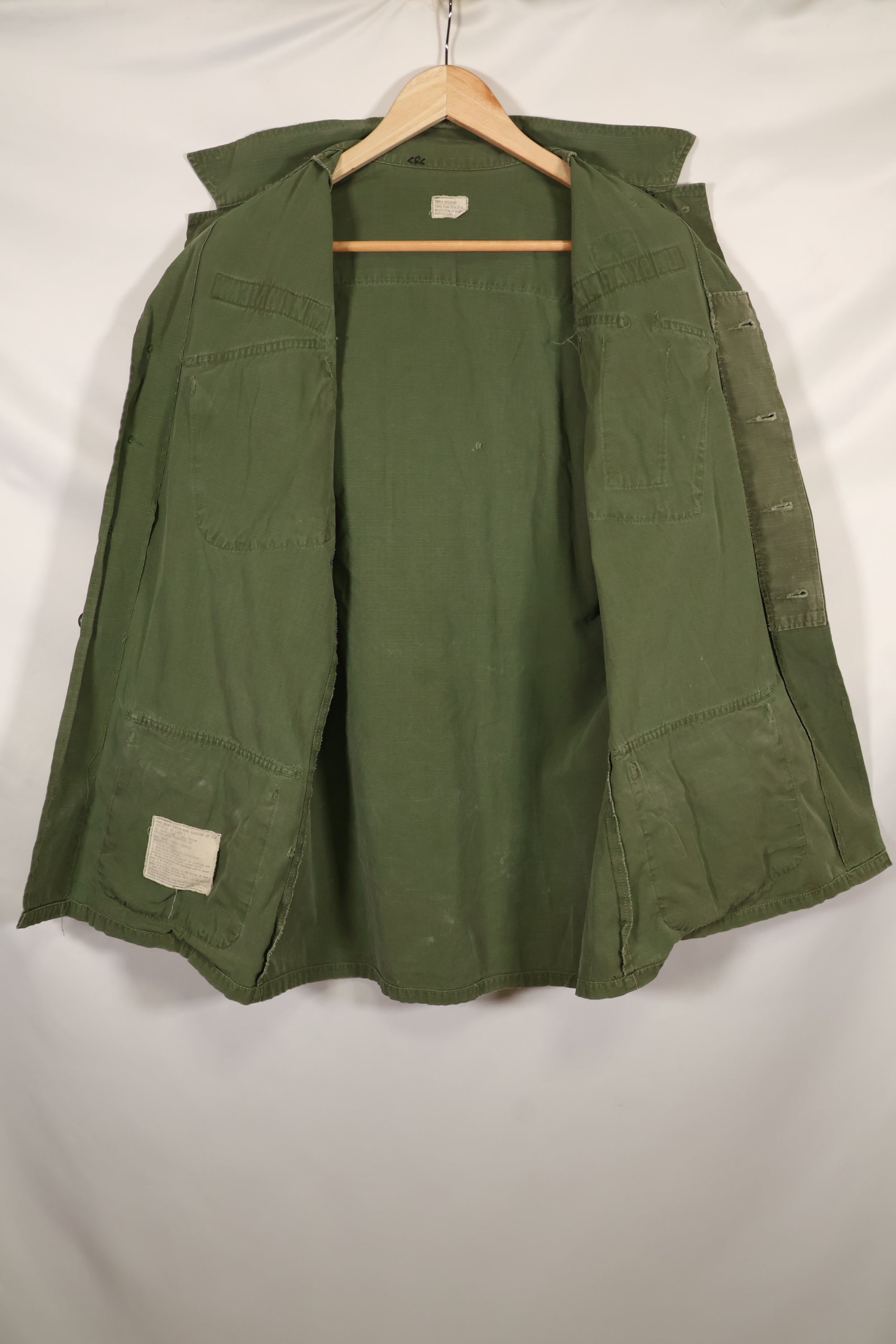 Circa 1969 S-R Size 4th Model Jungle Fatigue Jacket, used, released by film company.