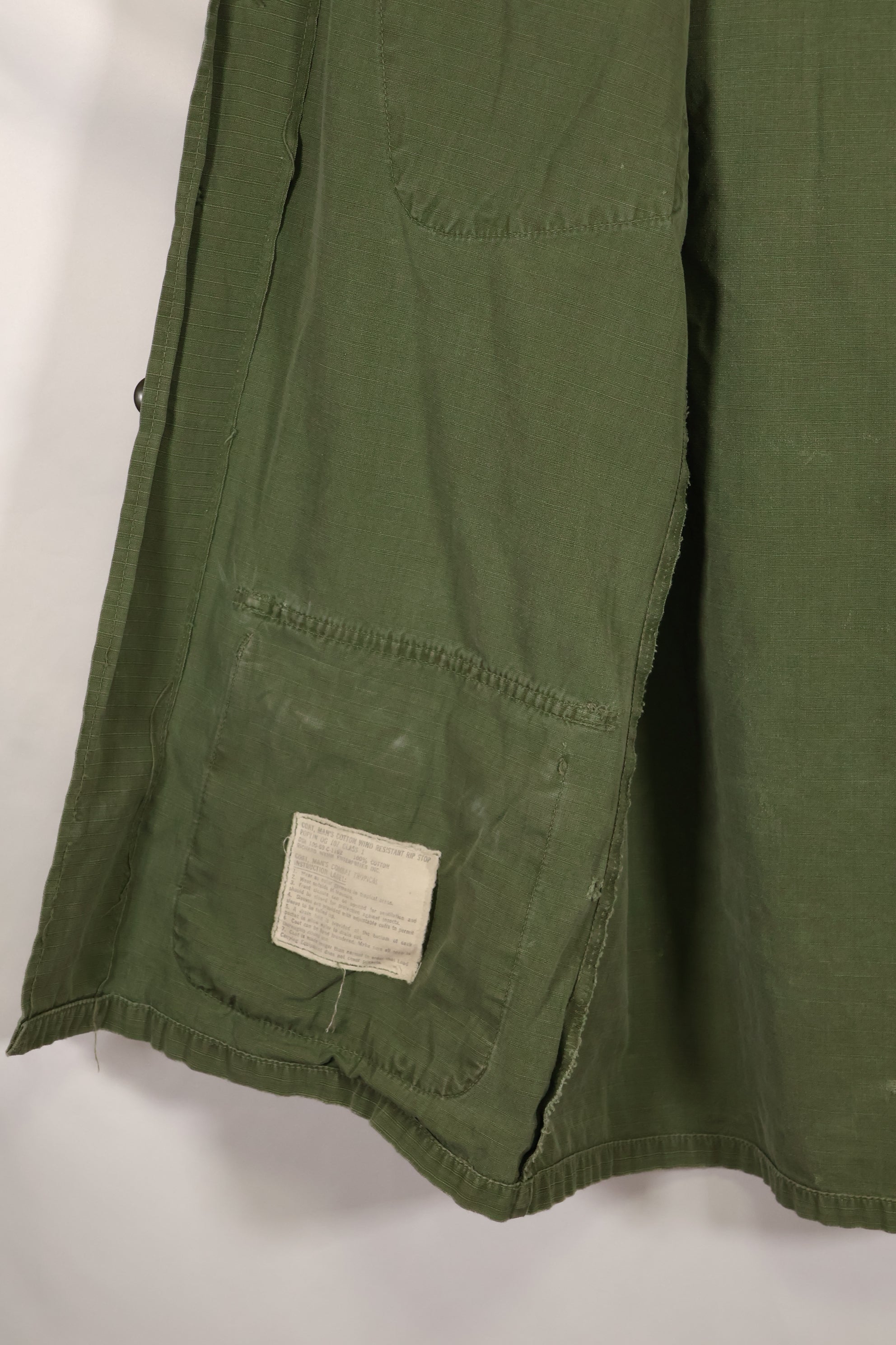 Circa 1969 S-R Size 4th Model Jungle Fatigue Jacket, used, released by film company.
