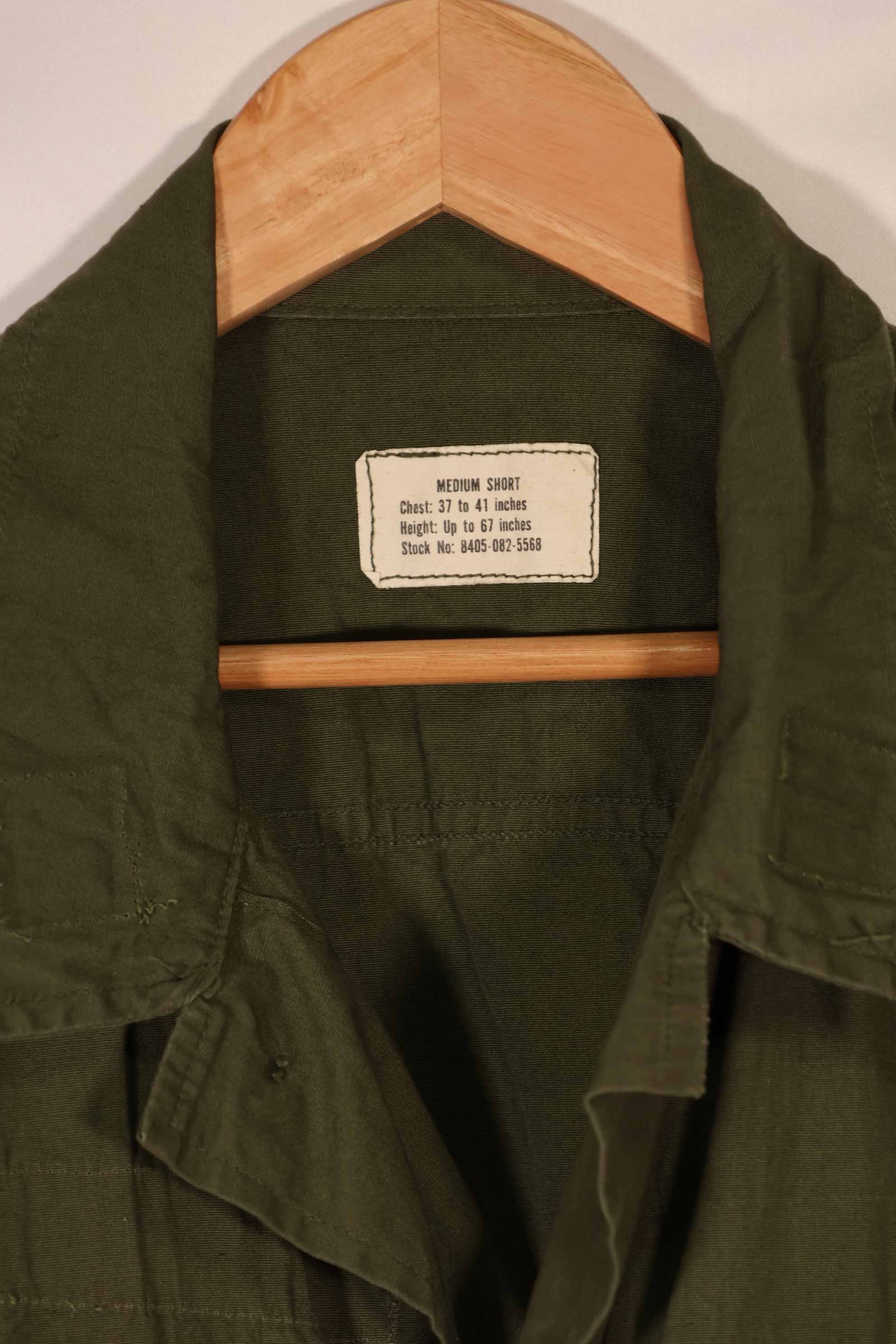 実物　1969年製　3rd Model ジャングルファティーグ　ジャケット　M-S　中古品