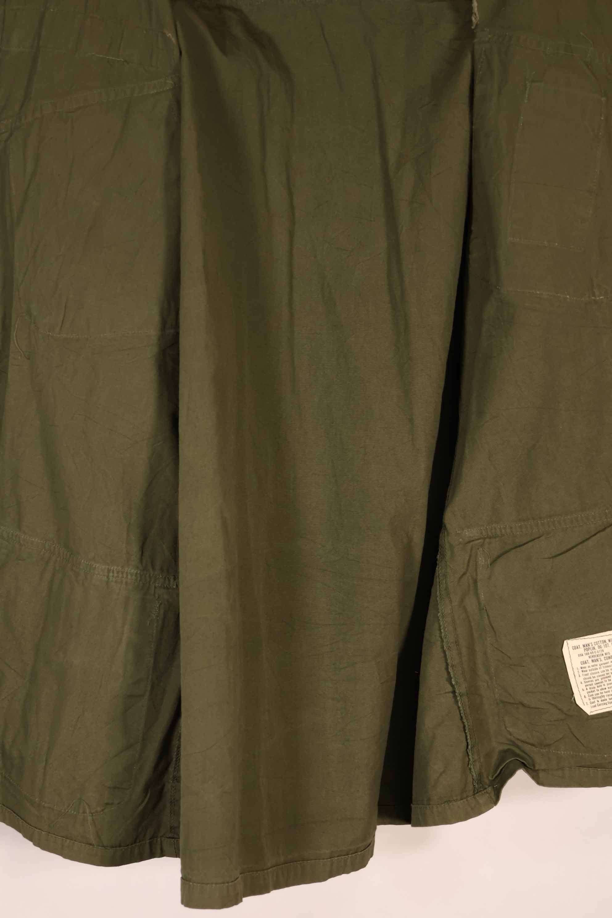実物　1969年製　3rd Model ジャングルファティーグ　ジャケット　M-S　中古品