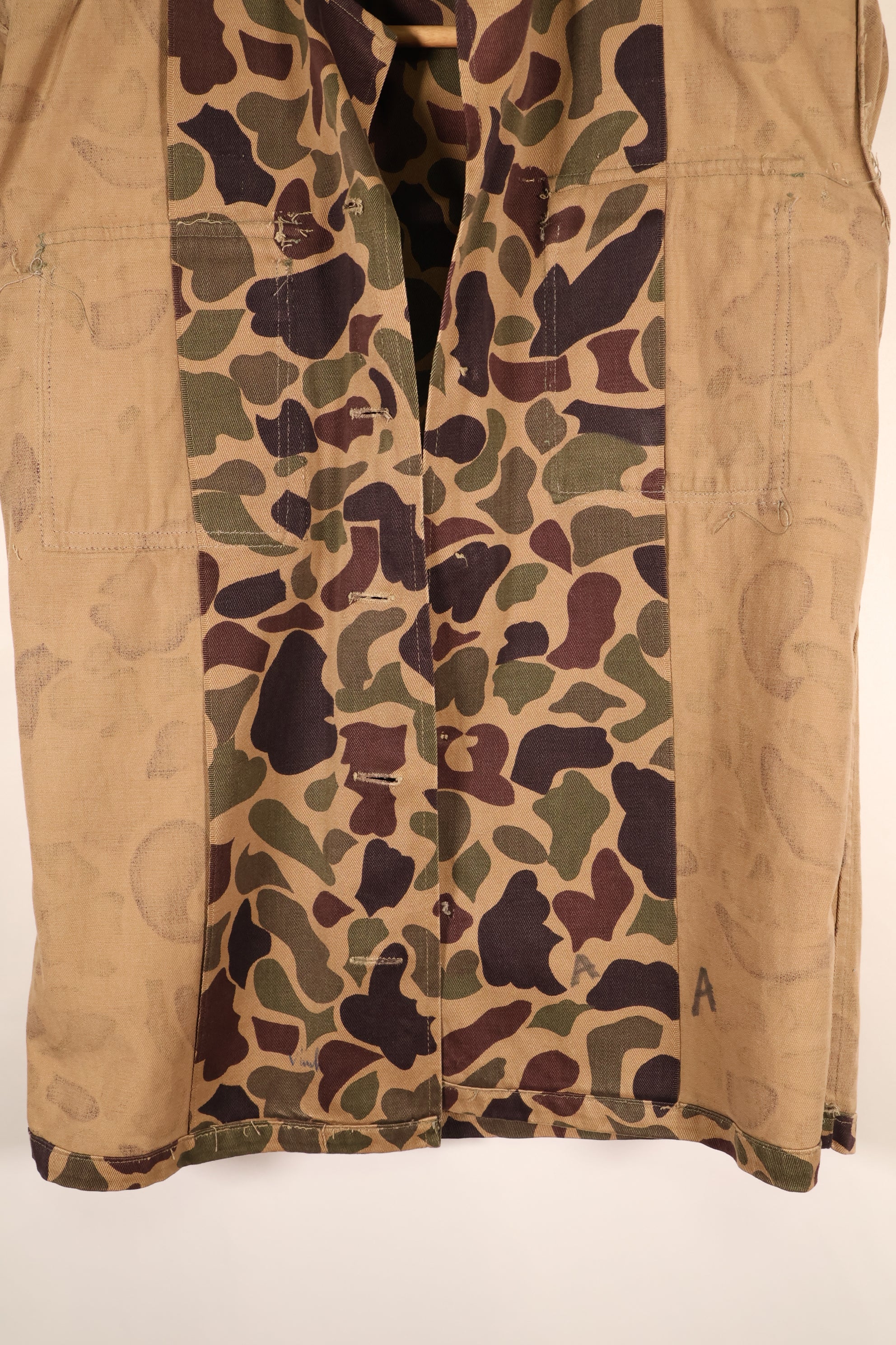 1960年代前半　Asianカット　CIDG　ベオガム迷彩　ローカルメイド フロッグスキン迷彩　中古品