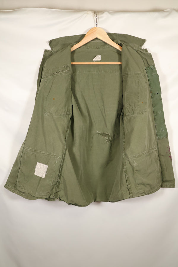 Circa 1969 XS-R size 4th Model Jungle Fatigue Jacket, used, released by film company.
