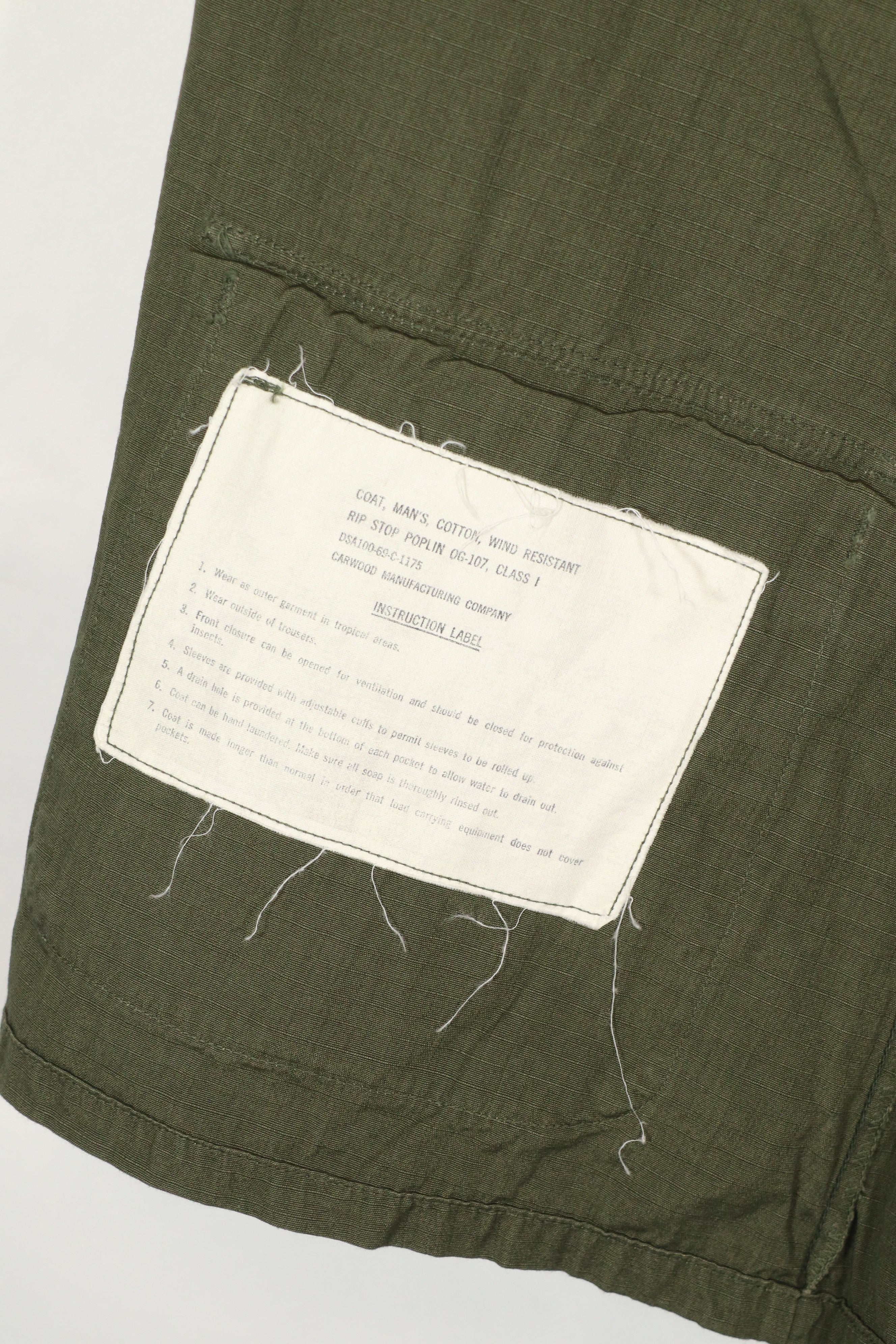 実物　デッドストック品　4th Model ジャングルファティーグ　ジャケット　L-S　長期保管品 G