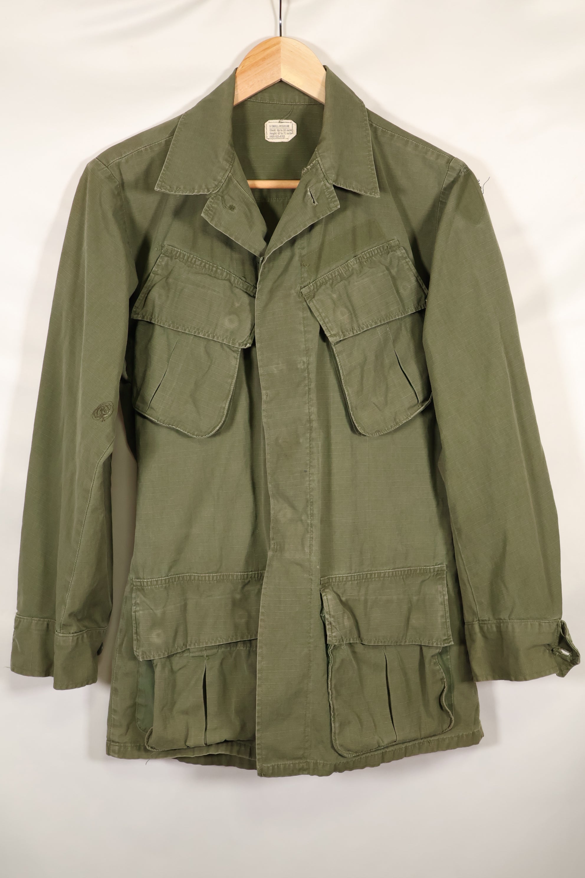 Circa 1969 XS-R size 4th Model Jungle Fatigue Jacket, used, film company release B