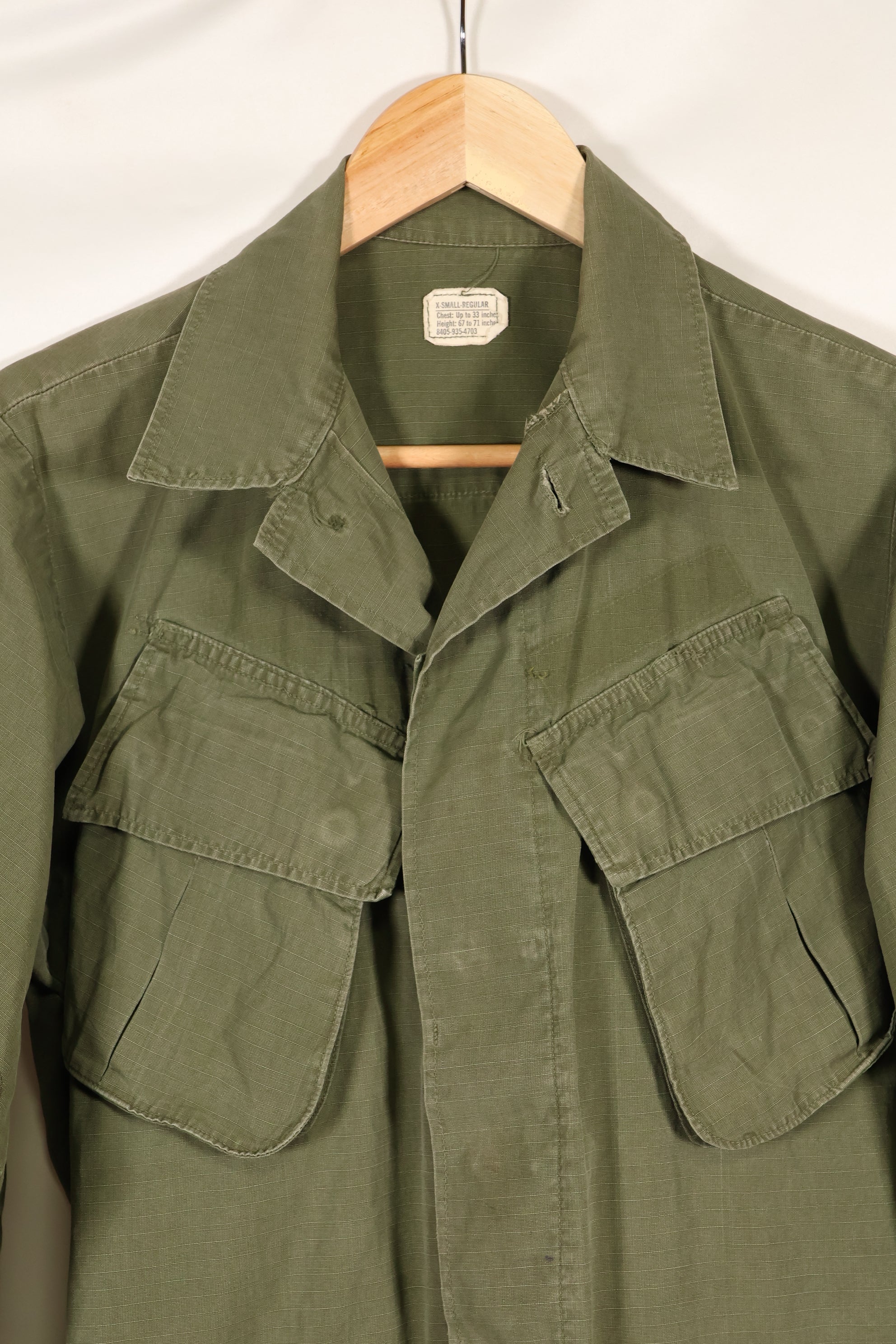 Circa 1969 XS-R size 4th Model Jungle Fatigue Jacket, used, film company release B