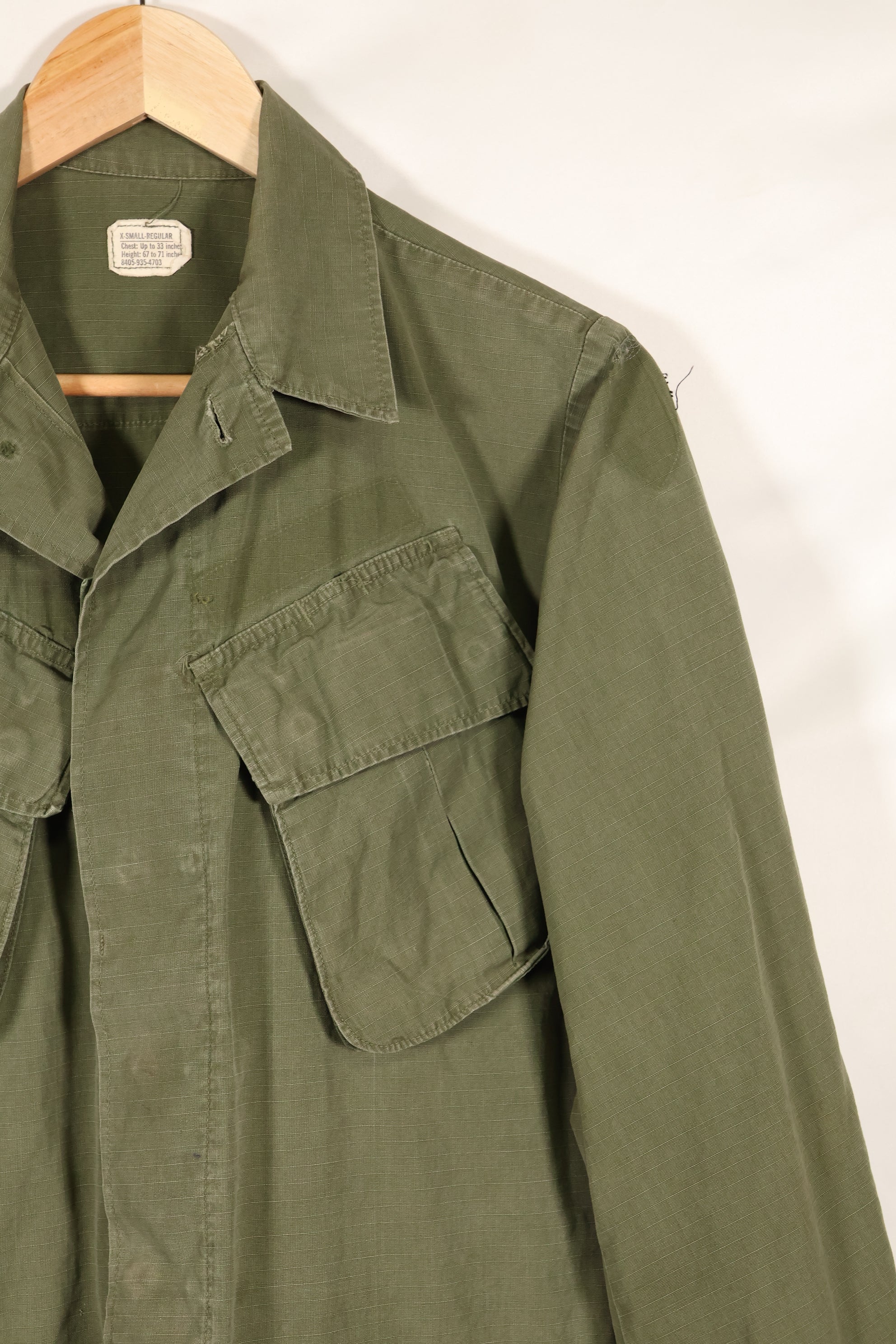 Circa 1969 XS-R size 4th Model Jungle Fatigue Jacket, used, film company release B