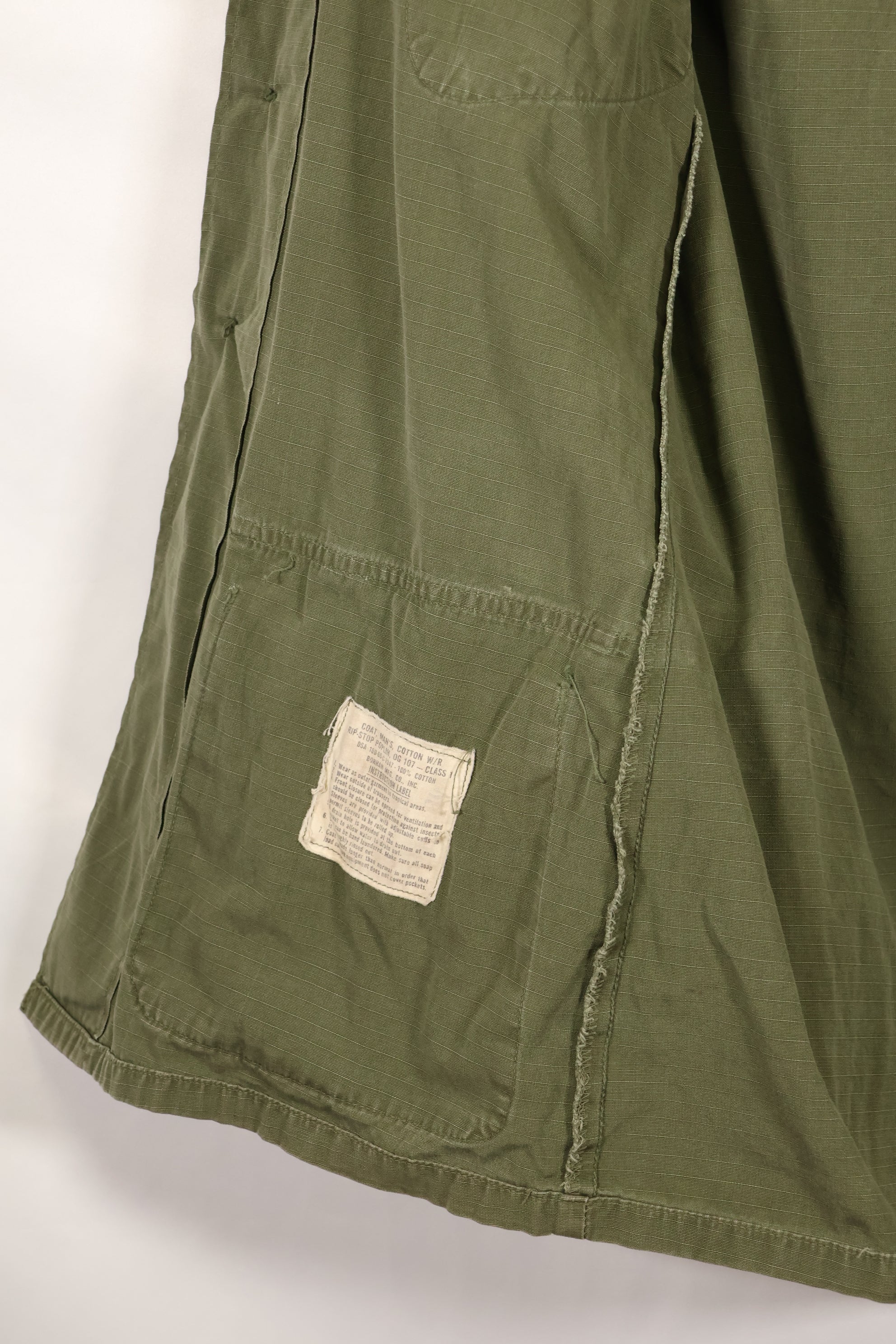 Circa 1969 XS-R size 4th Model Jungle Fatigue Jacket, used, film company release B