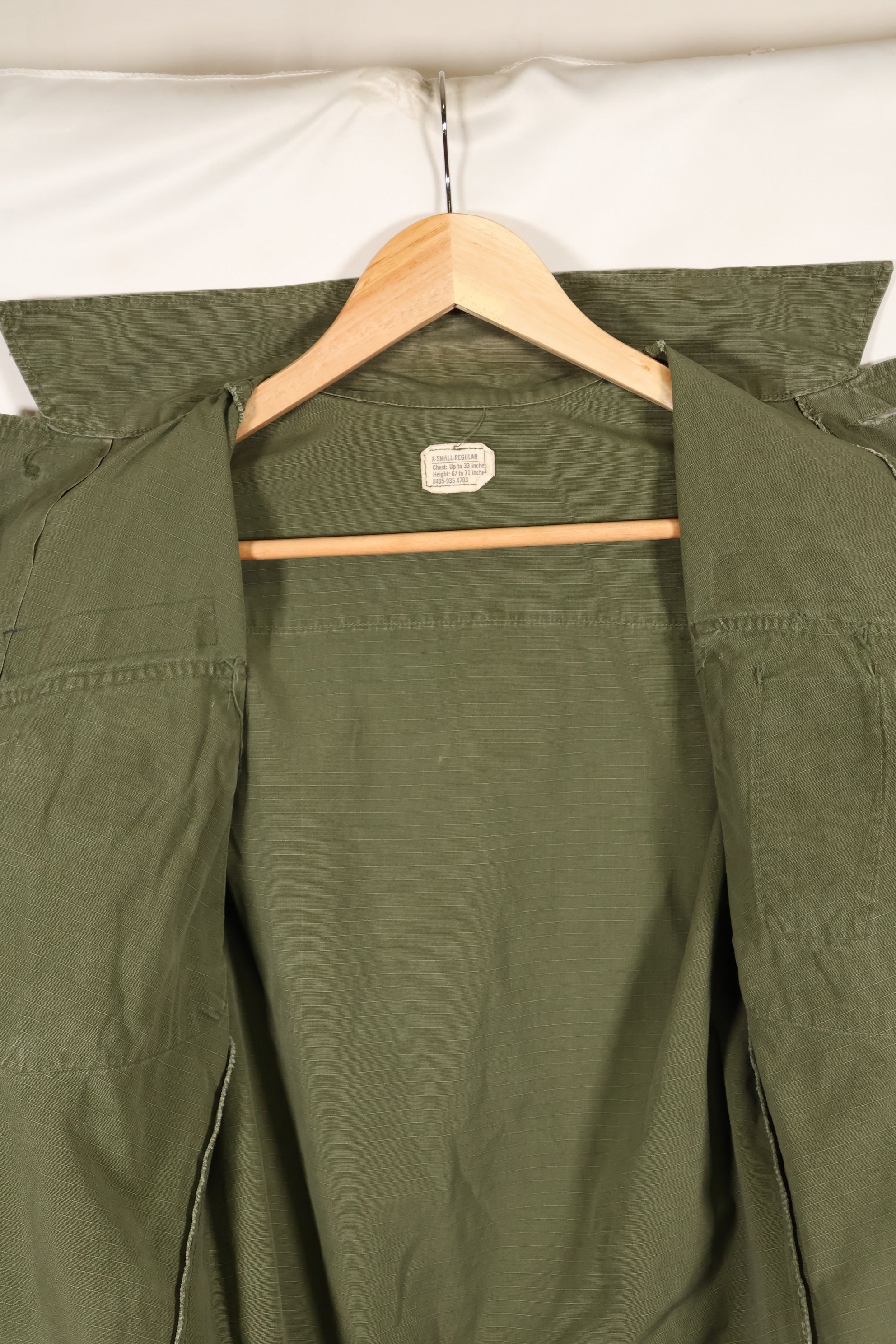 Circa 1969 XS-R size 4th Model Jungle Fatigue Jacket, used, film company release B