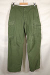 Circa 1968 S-R Size 4th Model Jungle Fatigue Pants, Used, Released by Film Company