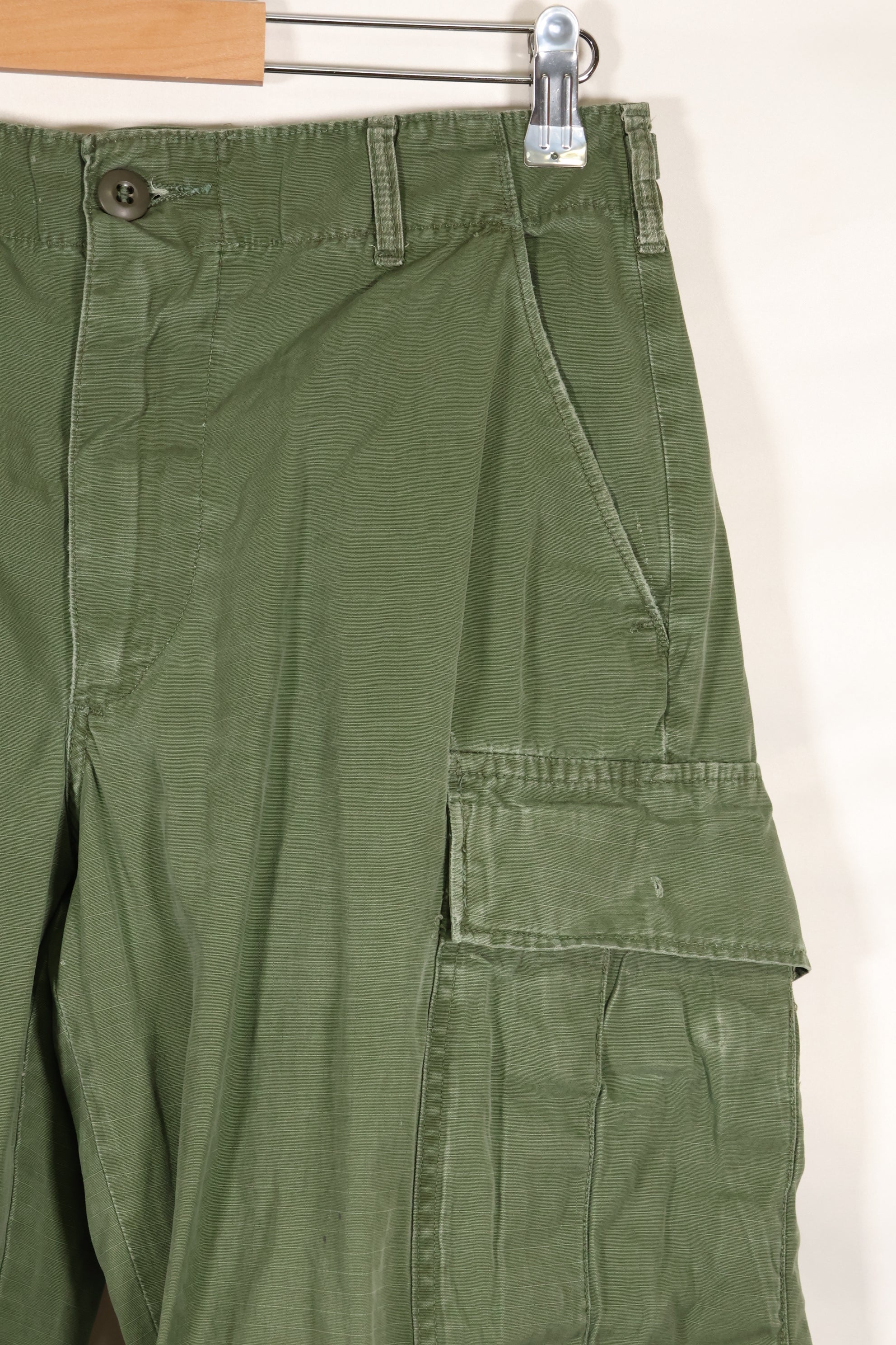 Circa 1968 S-R Size 4th Model Jungle Fatigue Pants, Used, Released by Film Company