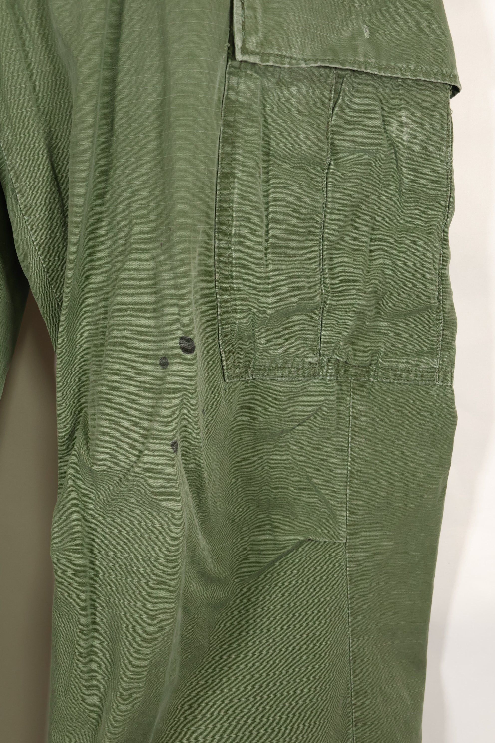 Circa 1968 S-R Size 4th Model Jungle Fatigue Pants, Used, Released by Film Company