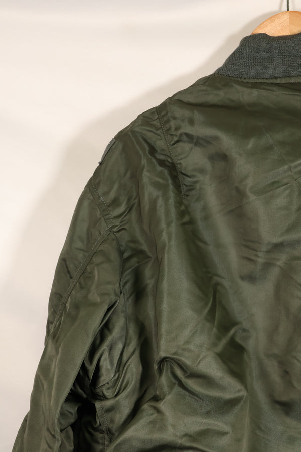 1970 Contract MEDIUM USAF L-2B Flight Jacket, Light Zone, Worn by Bill Eveland, Good Condition