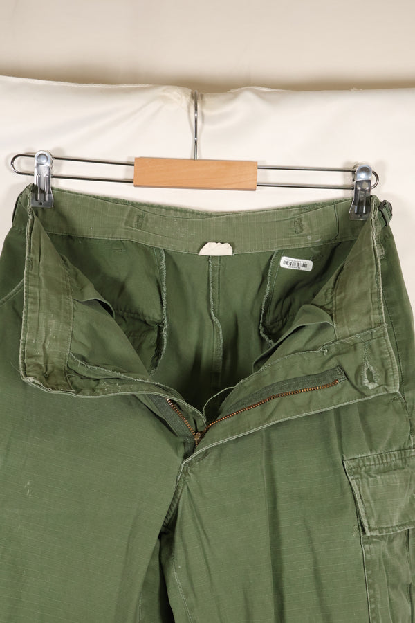 Circa 1968 S-R Size 4th Model Jungle Fatigue Pants, Used, Released by Film Company
