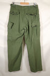 Circa 1968 S-R Size 4th Model Jungle Fatigue Pants, Used, Released by Film Company