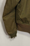 1940s U.S. Army Air Corps B-15 flight jacket with air race patch, used.