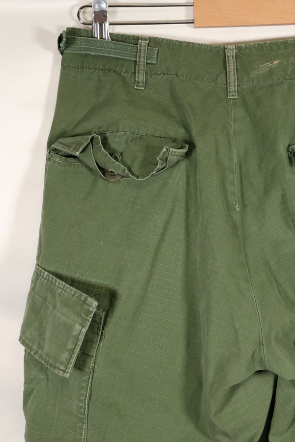 Circa 1968 S-R Size 4th Model Jungle Fatigue Pants, Used, Released by Film Company
