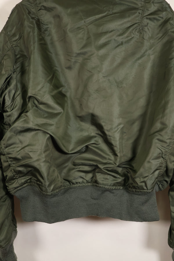 1970 Contract MEDIUM USAF L-2B Flight Jacket, Light Zone, Worn by Bill Eveland, Good Condition