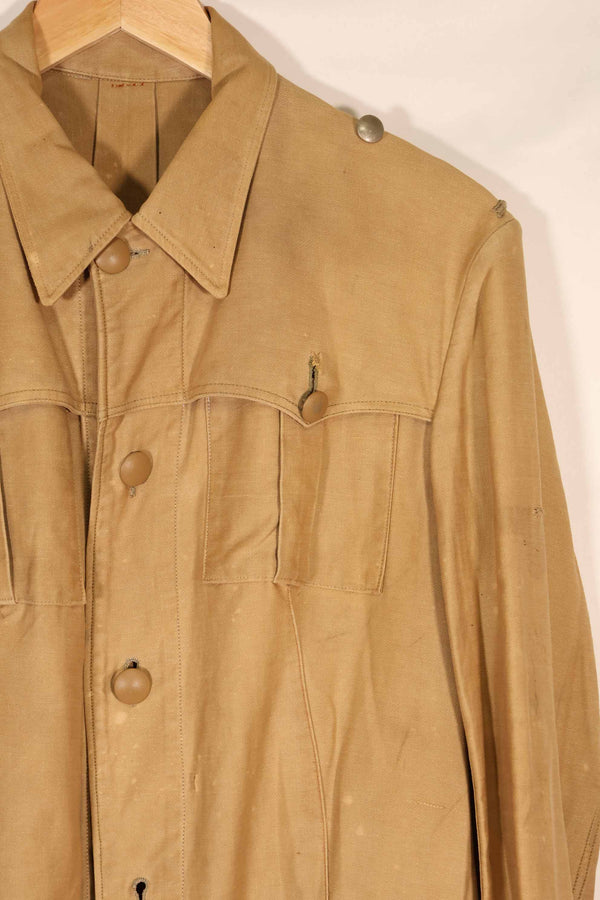 実物　1940年代　ドイツ軍　サファリアーナジャケット　ボタン欠損あり　中古品