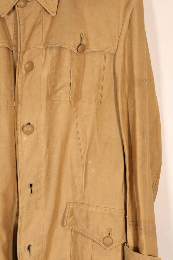 実物　1940年代　ドイツ軍　サファリアーナジャケット　ボタン欠損あり　中古品