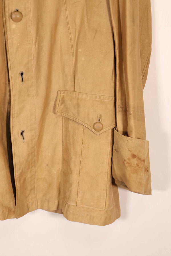 実物　1940年代　ドイツ軍　サファリアーナジャケット　ボタン欠損あり　中古品