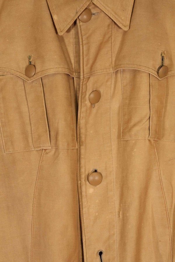 実物　1940年代　ドイツ軍　サファリアーナジャケット　ボタン欠損あり　中古品