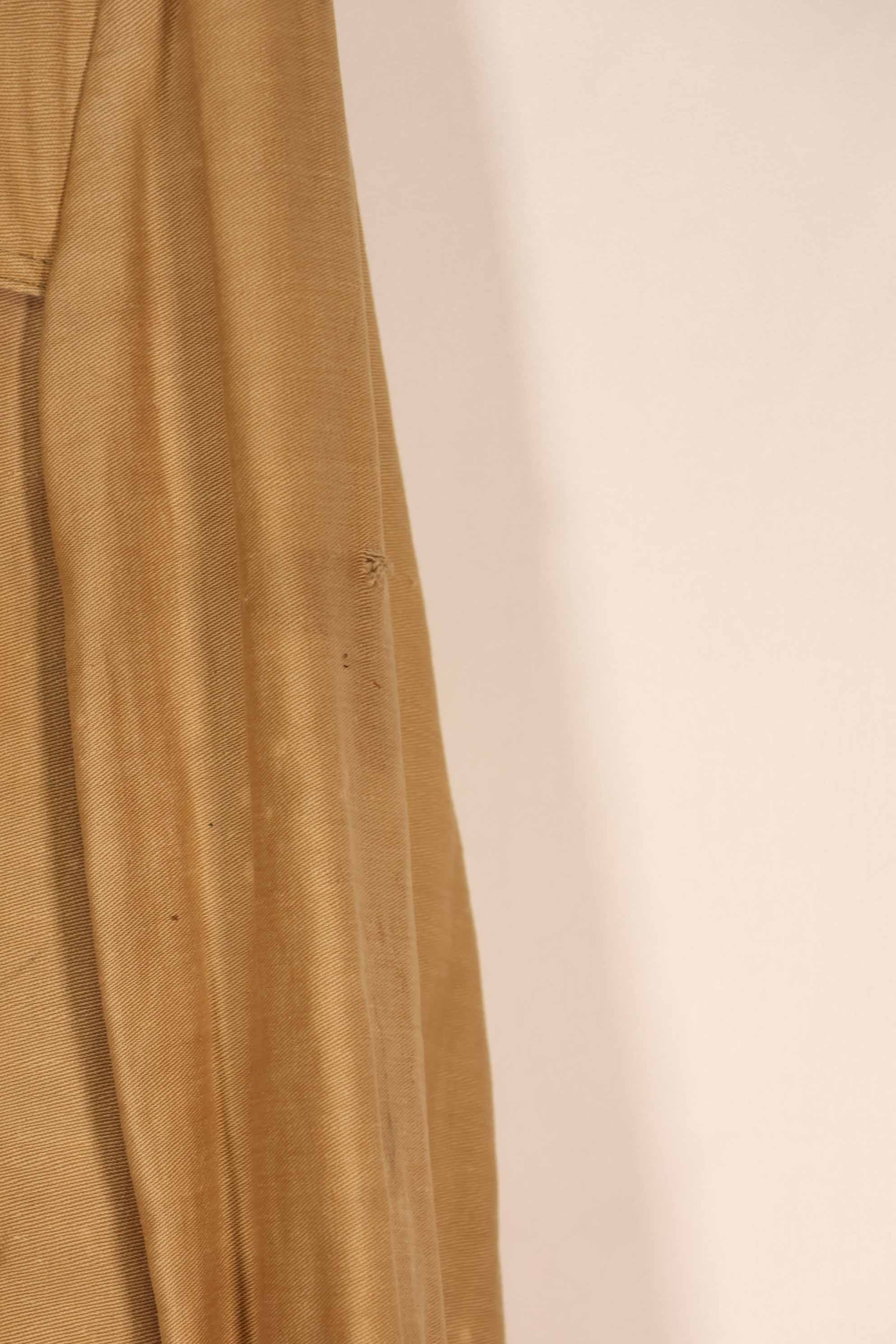 実物　1940年代　ドイツ軍　サファリアーナジャケット　ボタン欠損あり　中古品