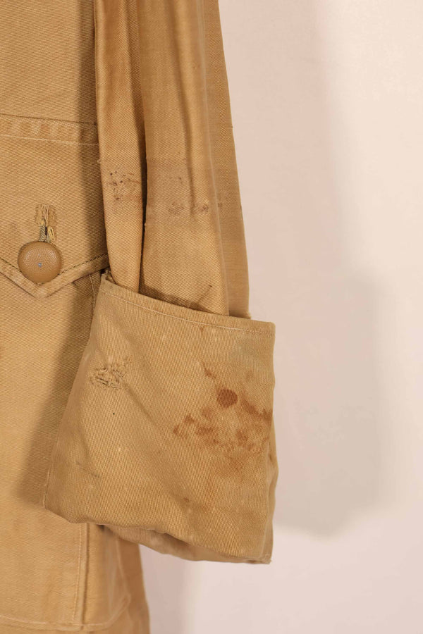 実物　1940年代　ドイツ軍　サファリアーナジャケット　ボタン欠損あり　中古品