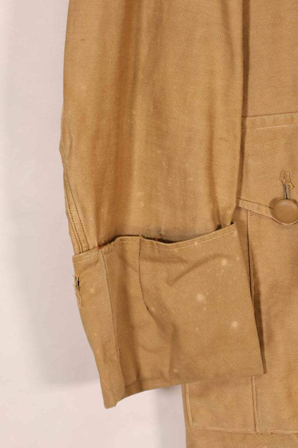 実物　1940年代　ドイツ軍　サファリアーナジャケット　ボタン欠損あり　中古品