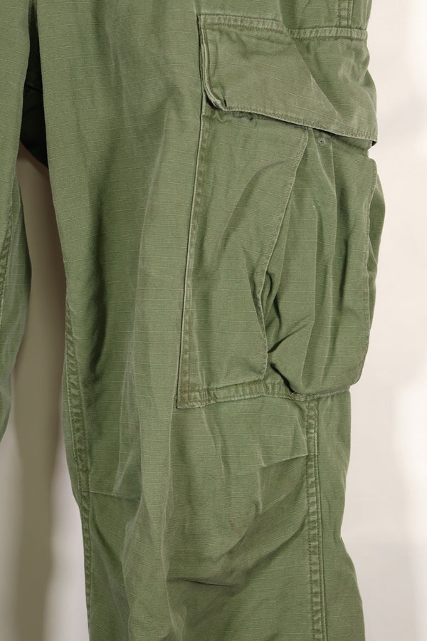 Circa 1968 S-R Size 4th Model Jungle Fatigue Pants, used, film company release B