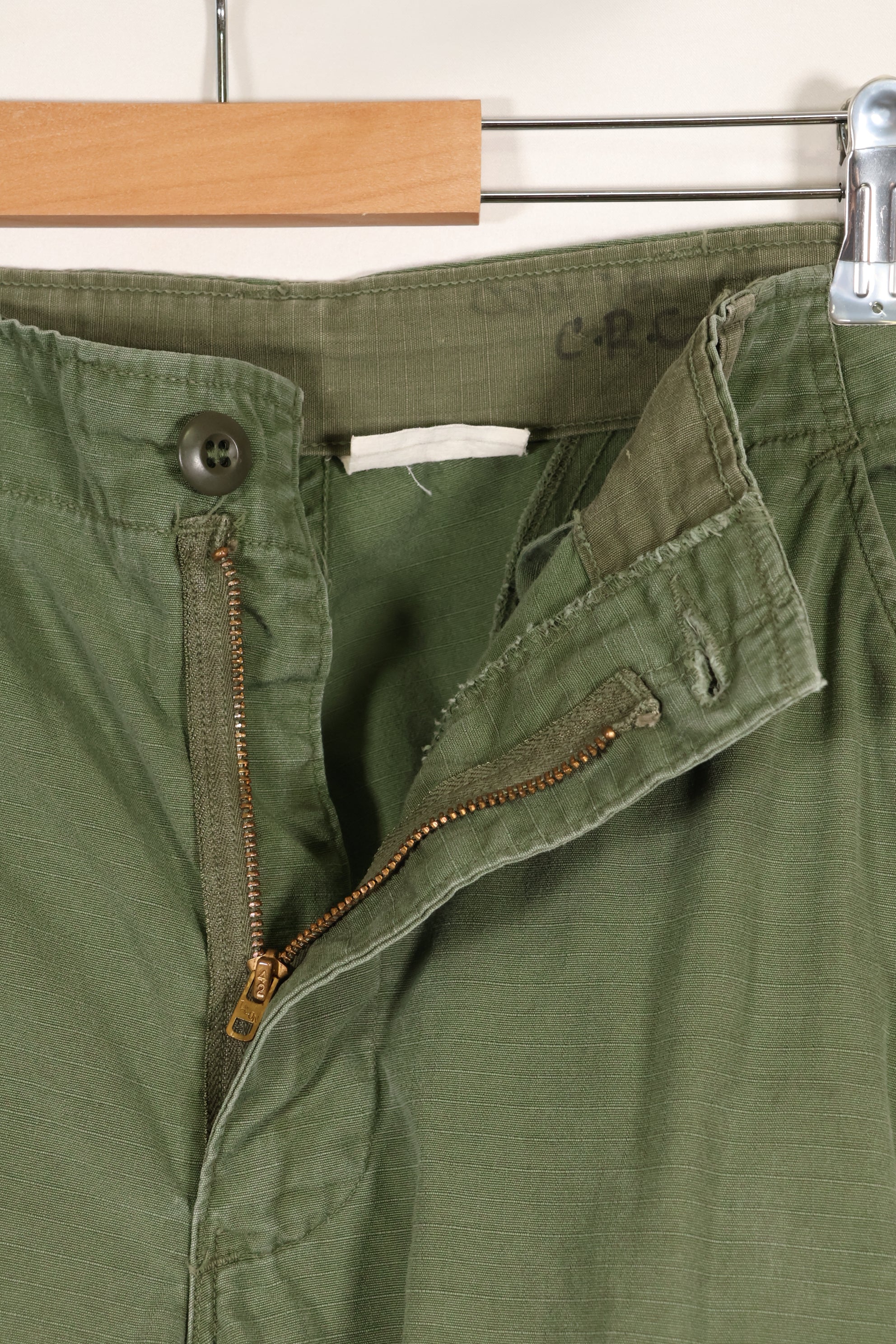 Circa 1968 S-R Size 4th Model Jungle Fatigue Pants, used, film company release B