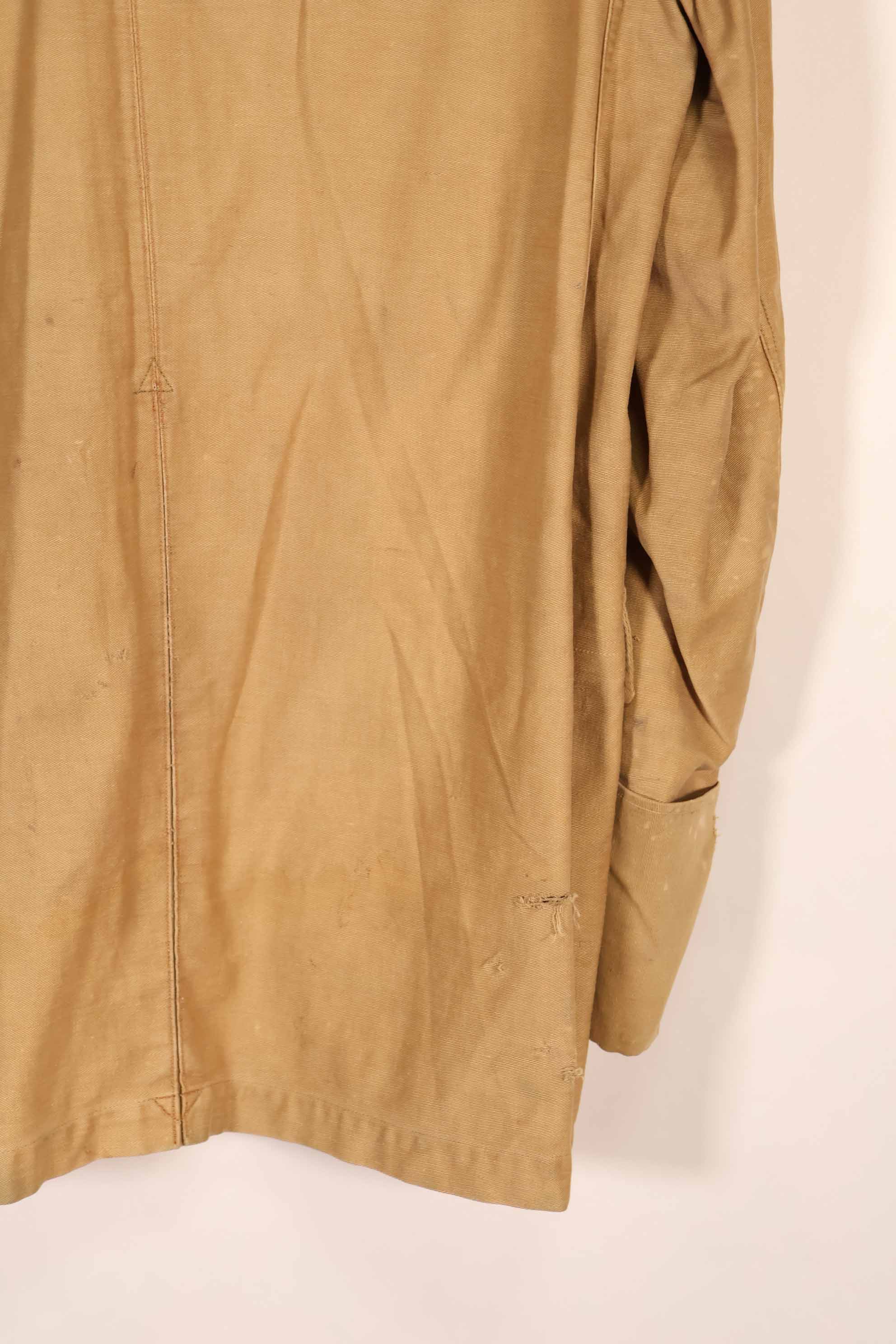 実物　1940年代　ドイツ軍　サファリアーナジャケット　ボタン欠損あり　中古品