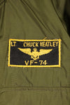 1974 Contract, 46R, U.S. Navy, G-8 WEP Jacket, TOP GUN Instructor Jacket, Used